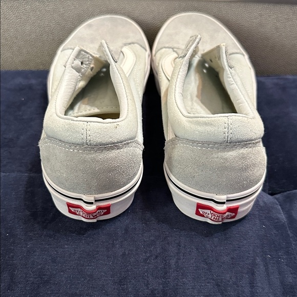 Vans Off The Wall Low-Top Light Blue Mixed Material Unisex Sneakers - Picture 6 of 9